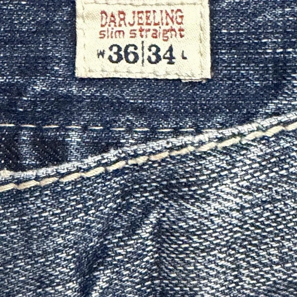 Mek Denim Dar Jeeling Slim Straight Jeans Size 36 Western Rocker Goth Y2K 2000s